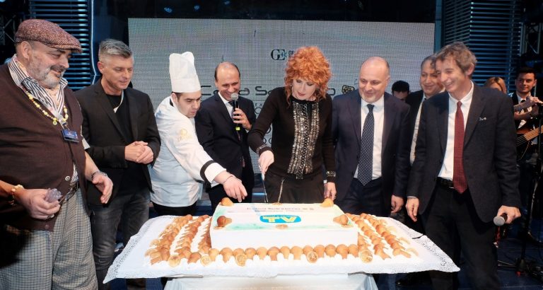 Il party con gli artisti a Casa Sanremo